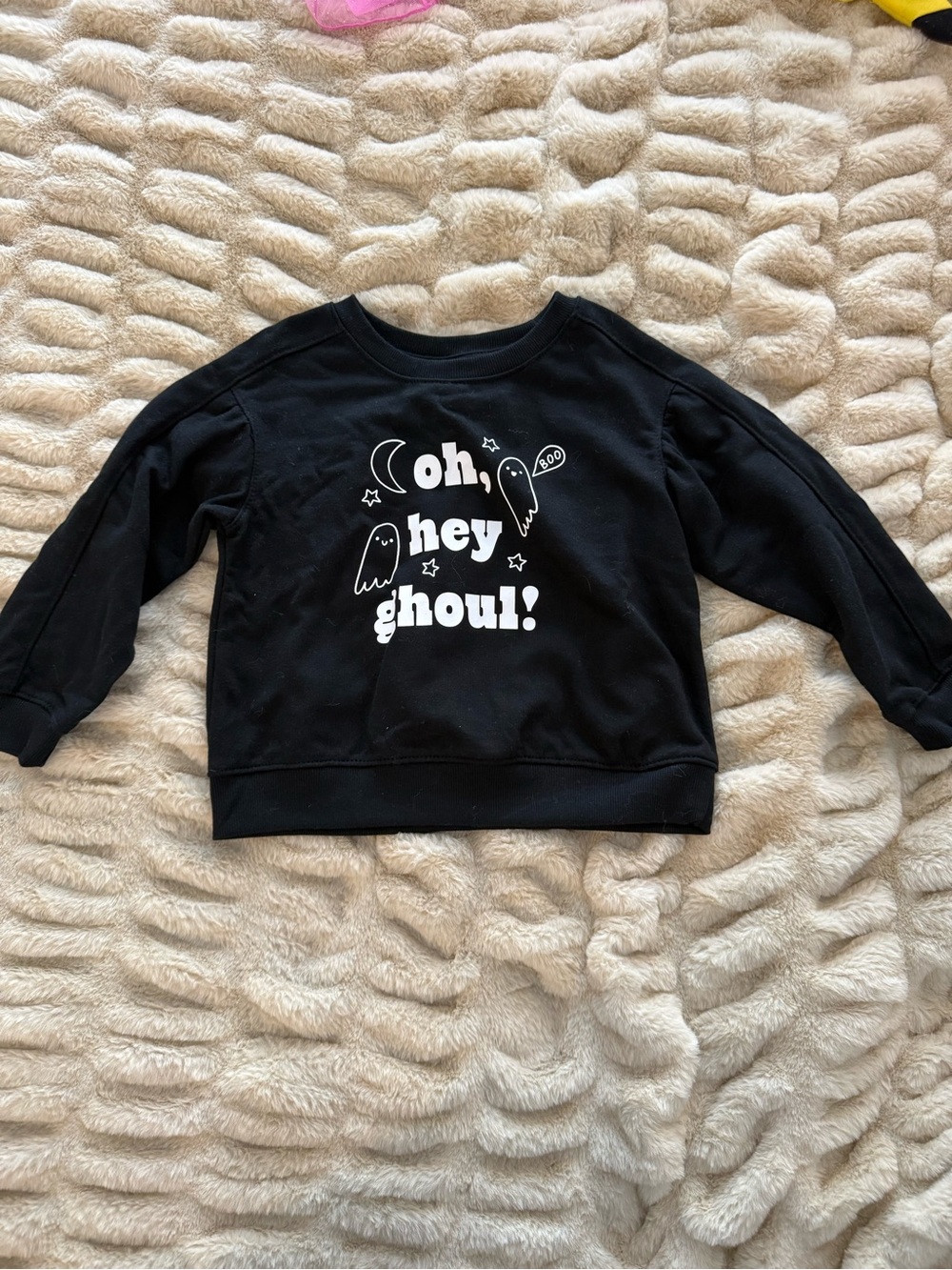 Cat & Jack Black 'Oh, Hey Ghoul!' Graphic Sweatshirt